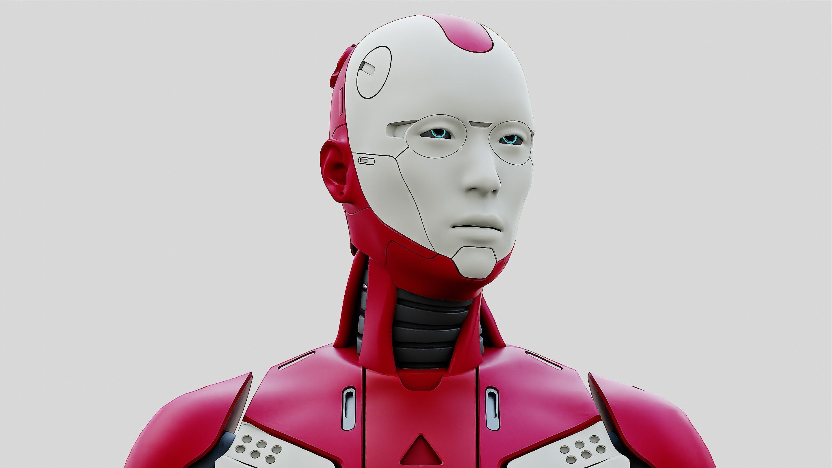 HUMANOID ORPHEUS-E  Rigged for Unreal Engine - Unity - MIXAMO 3D model_24