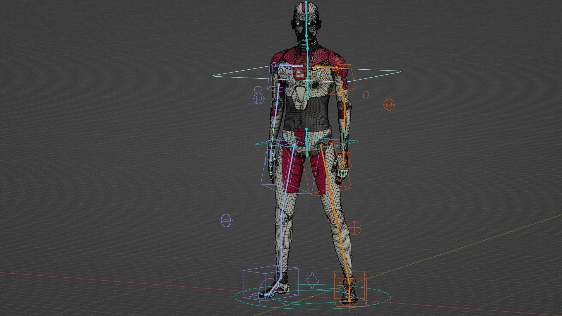 HUMANOID ORPHEUS-E  Rigged for Unreal Engine - Unity - MIXAMO 3D model_37