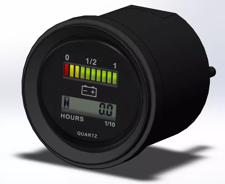 BATTERY INDICATOR GAUGE 3D print model