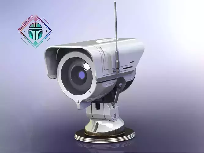 Safety Droid head display 3d printable - Skeleton crew 3D print model