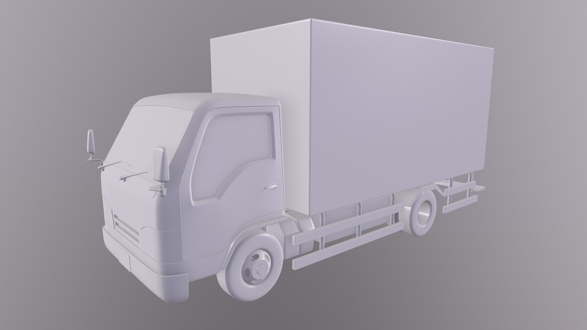 Blender Toonshaded Vehicle Kit Low-poly 3D model_3