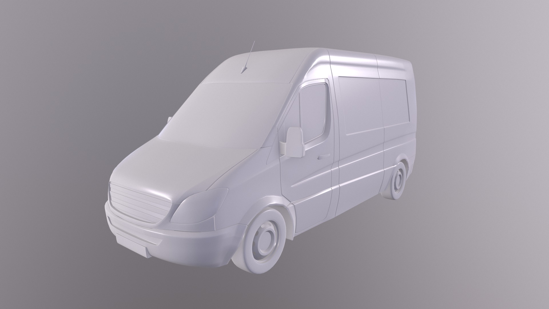 Blender Toonshaded Vehicle Kit Low-poly 3D model_4