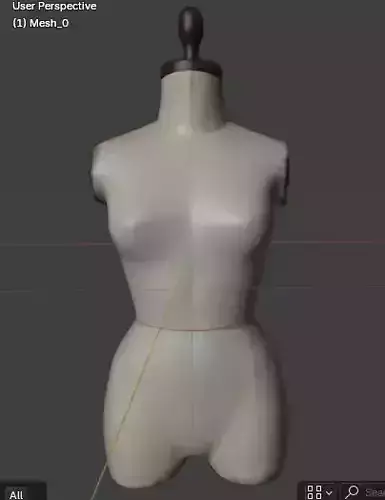 Tailor mannequin half body style
