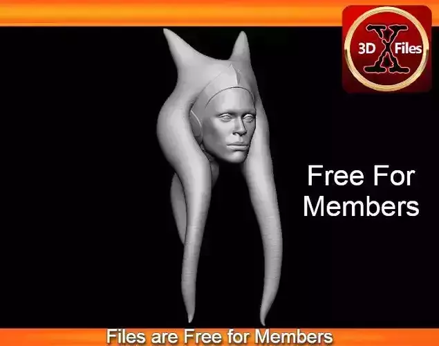 Ashoka Head Sculpt - Star Wars Custom Action Figure 