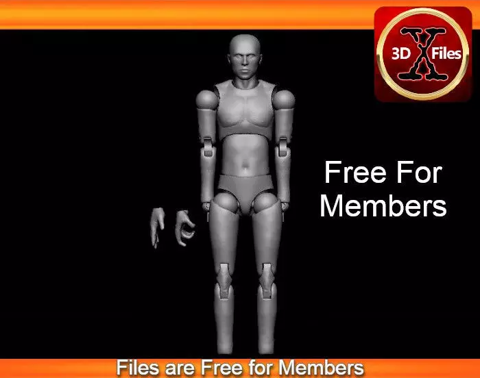 Articulated HotToys Clone Trooper Body - Narrow Body 3D print model_0