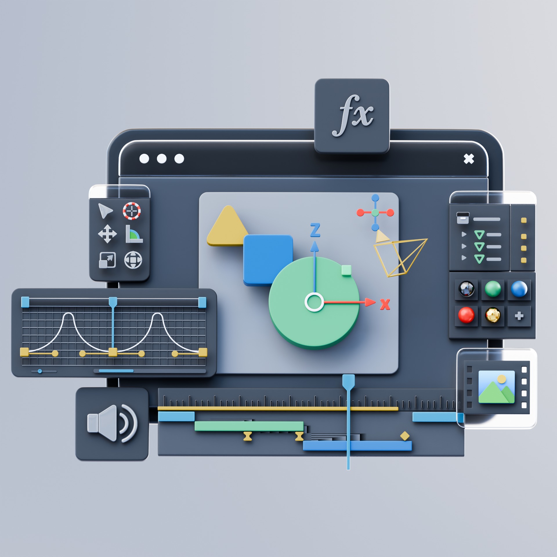 UI 3D Animation 3D model_1