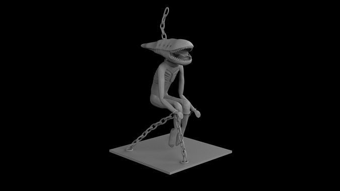 Alien In Container 3D print model