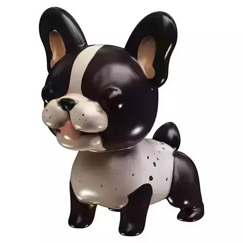Dog toy Low-poly 3D model
