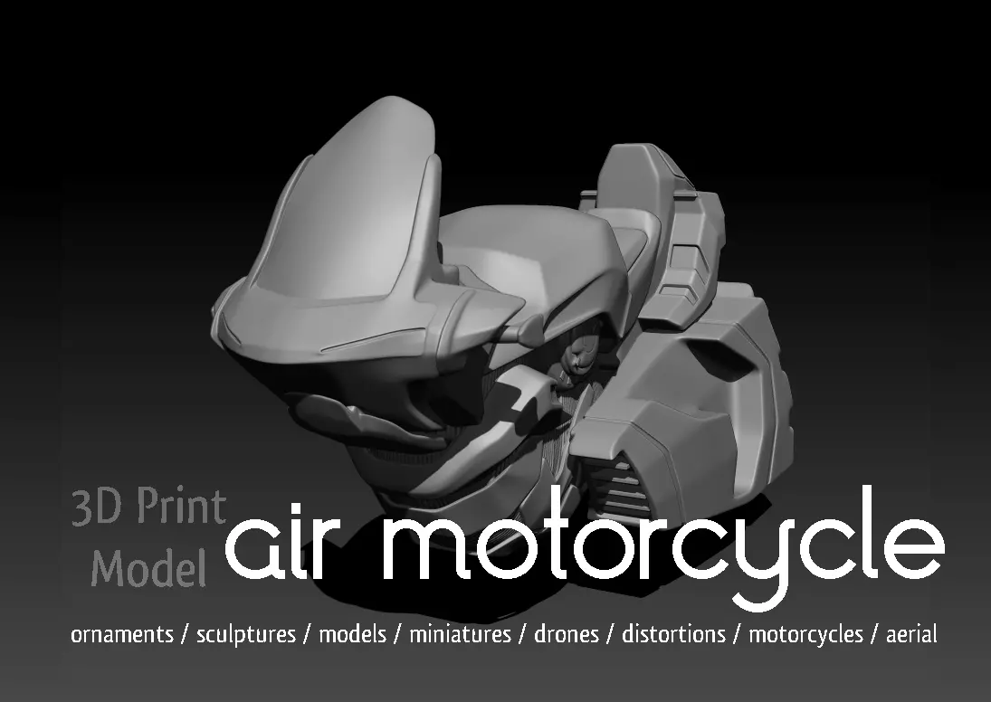 air motorcycle 3D print model