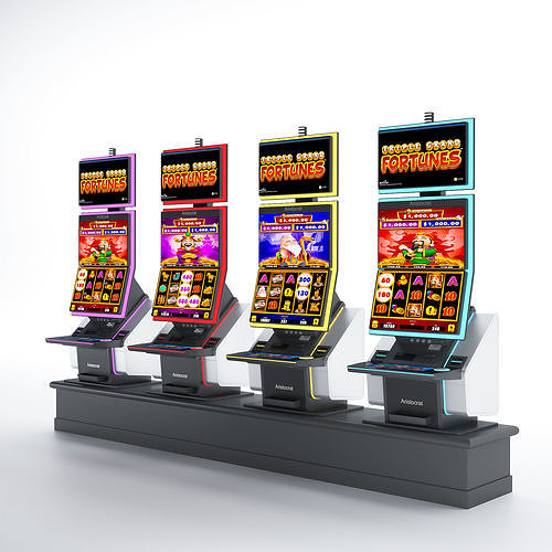 Aristocrat MarsX Slot Machine Low-poly 3D model