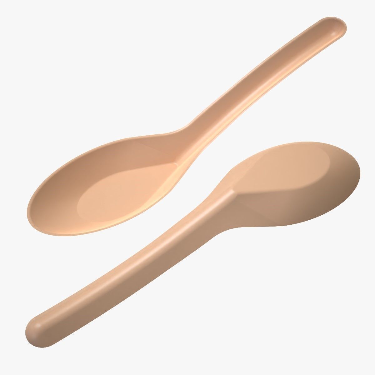 Soup Spoon 3D print model_9
