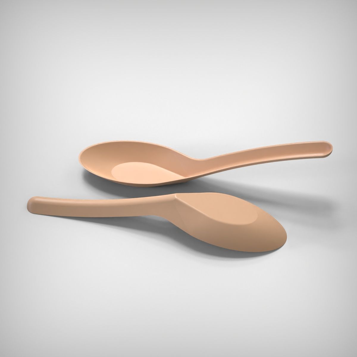 Soup Spoon 3D print model_7
