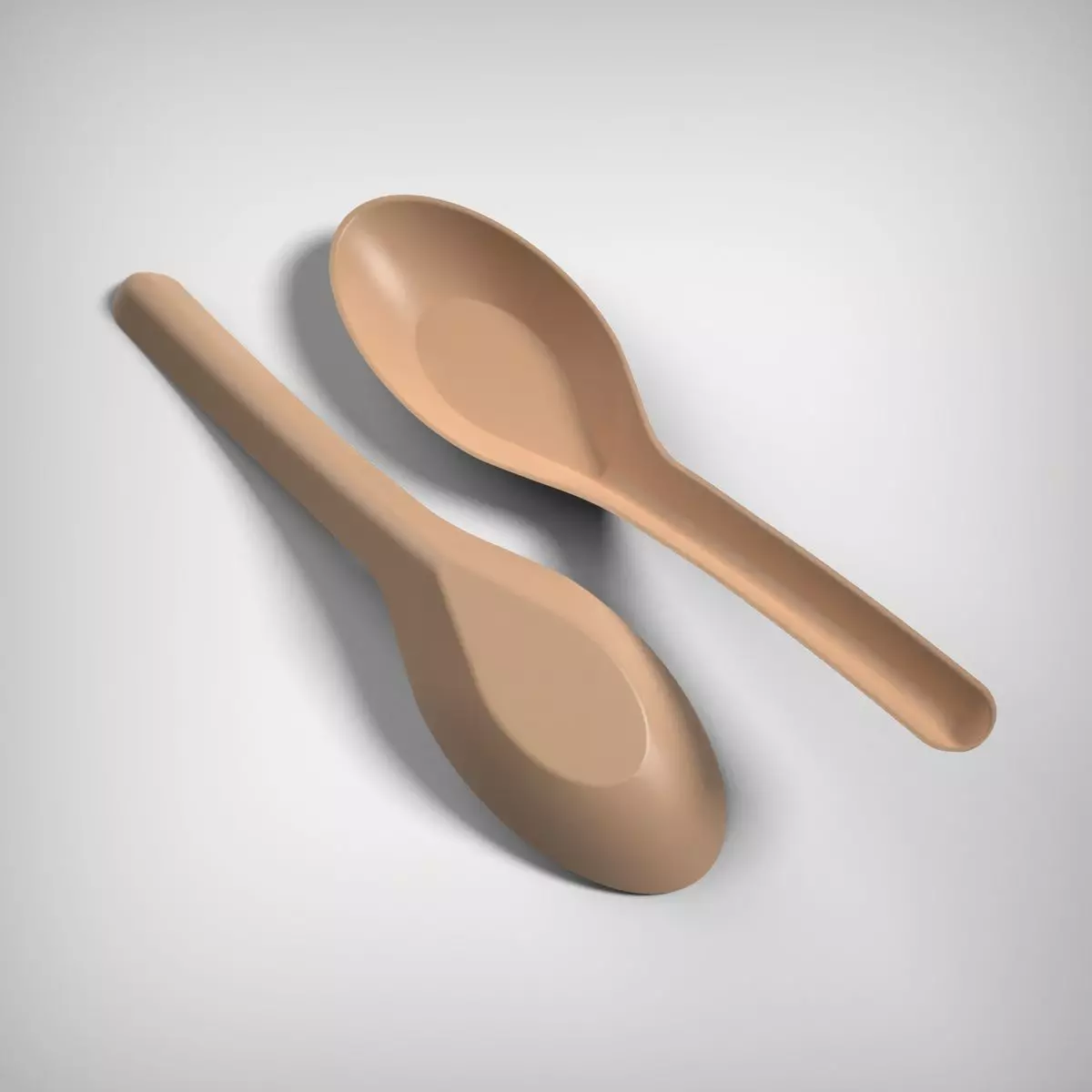 Soup Spoon 3D print model_0
