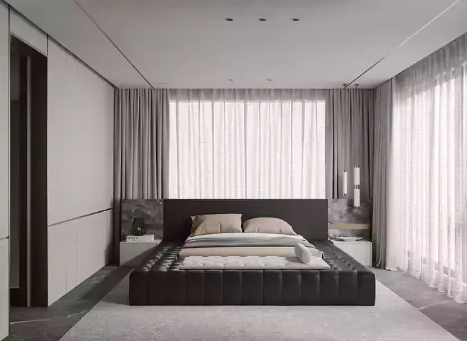 Bedroom interior scenes