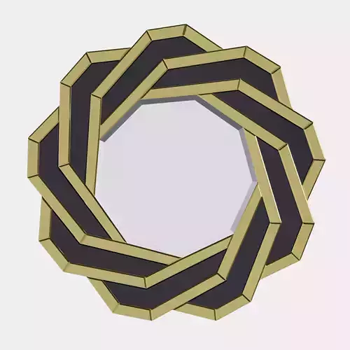 Gold Spider Navado Mirror Art