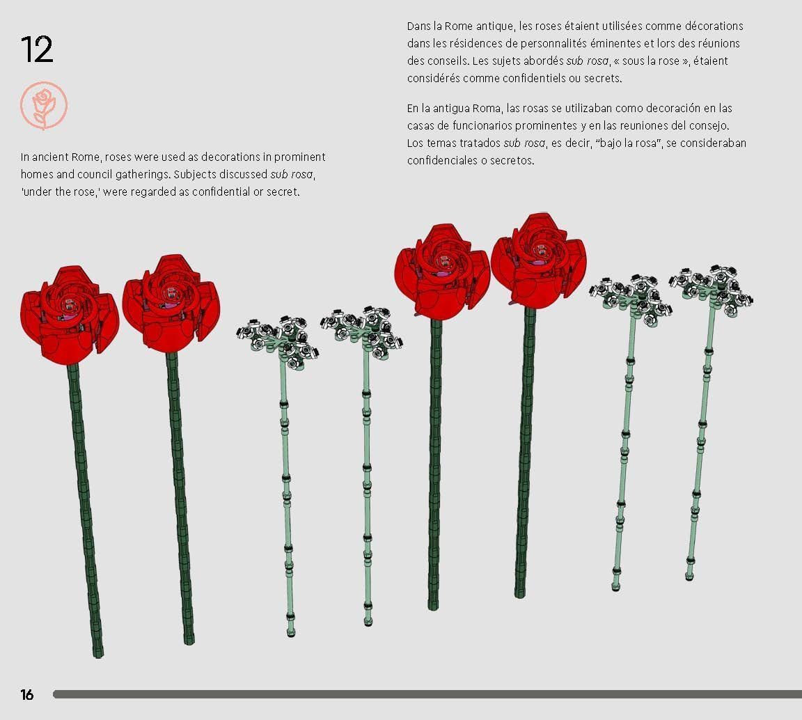 TwindBricks3D - 10328 Bouquet of Roses 3D print model_41