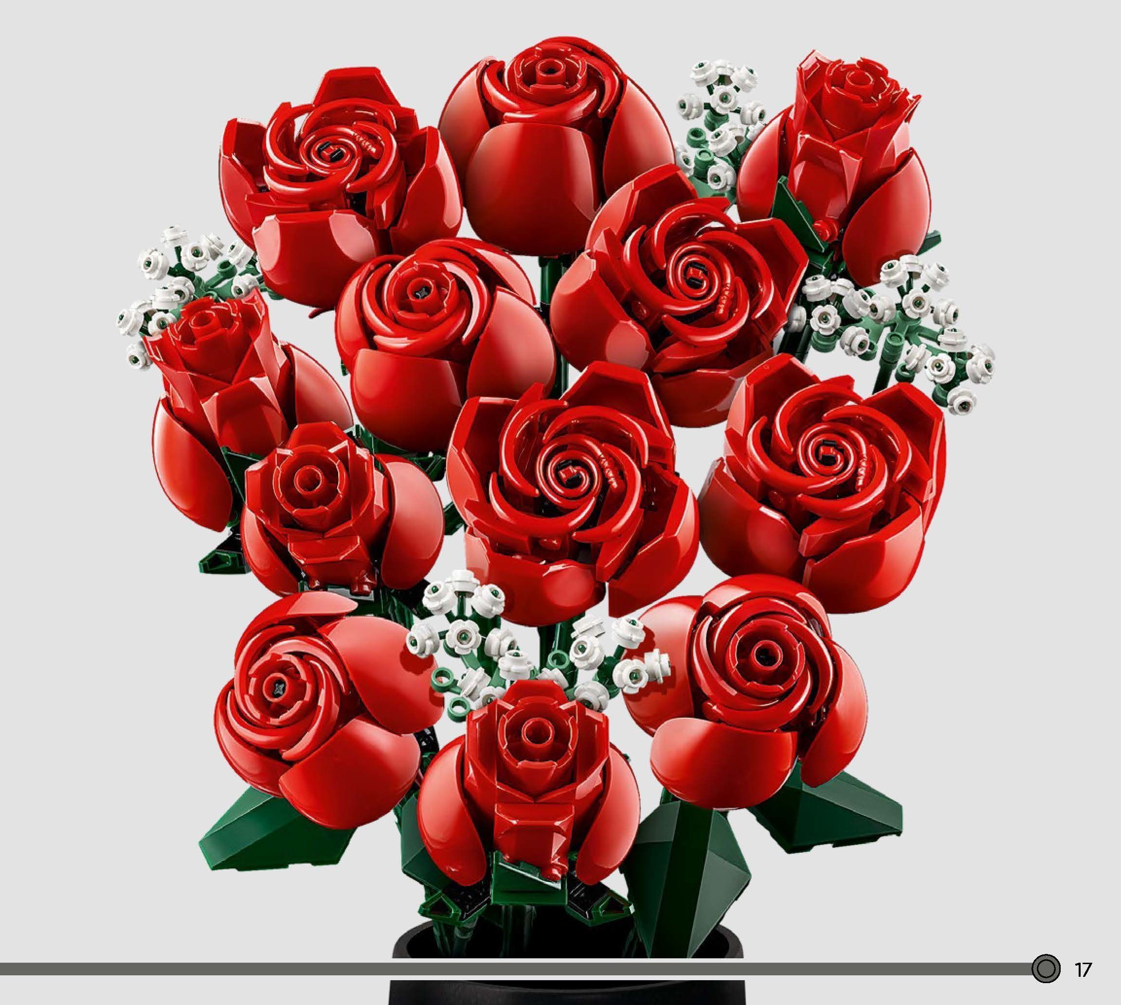 TwindBricks3D - 10328 Bouquet of Roses 3D print model_42