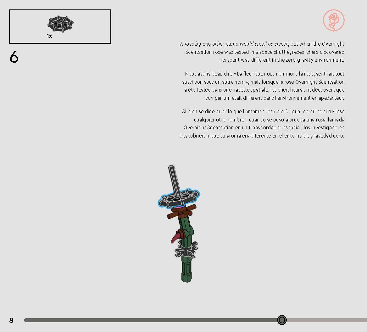 TwindBricks3D - 10328 Bouquet of Roses 3D print model_19