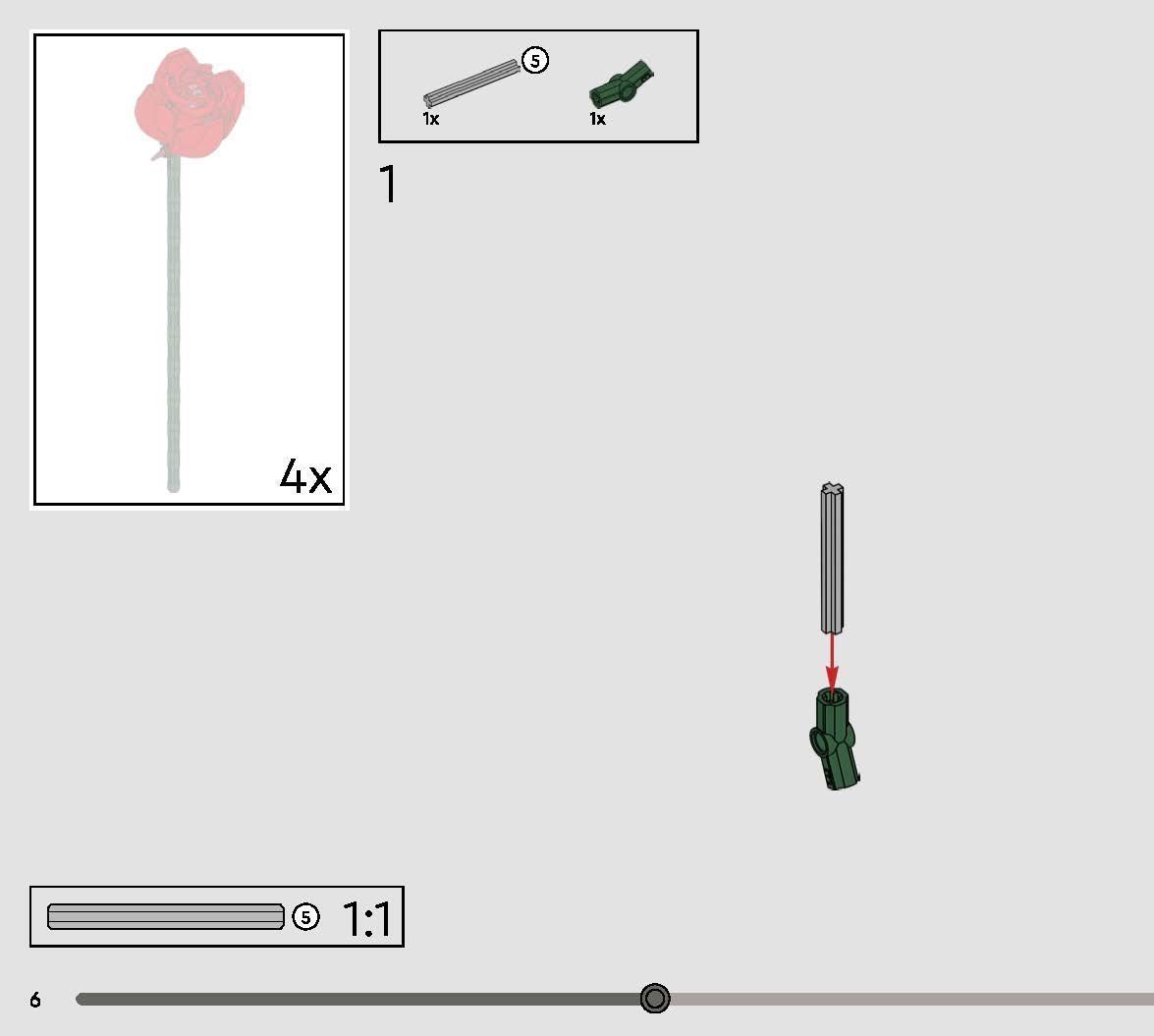 TwindBricks3D - 10328 Bouquet of Roses 3D print model_31