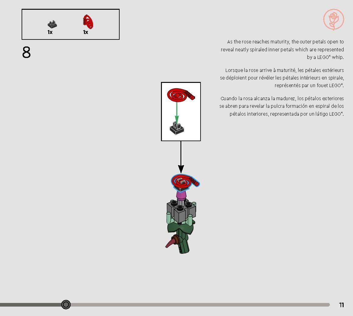 TwindBricks3D - 10328 Bouquet of Roses 3D print model_36
