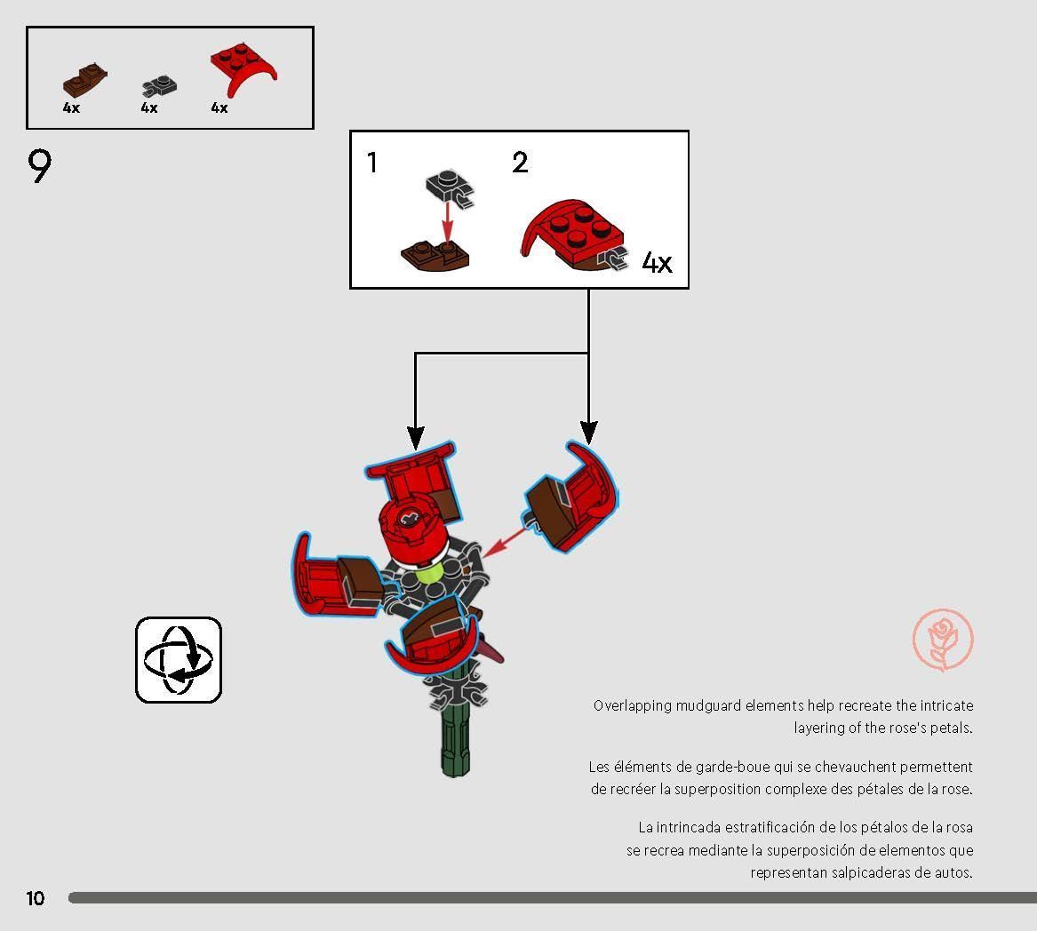 TwindBricks3D - 10328 Bouquet of Roses 3D print model_21