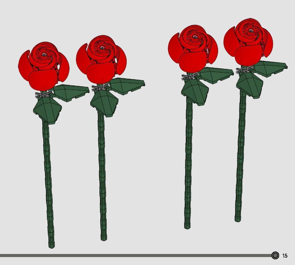 TwindBricks3D - 10328 Bouquet of Roses 3D print model_26