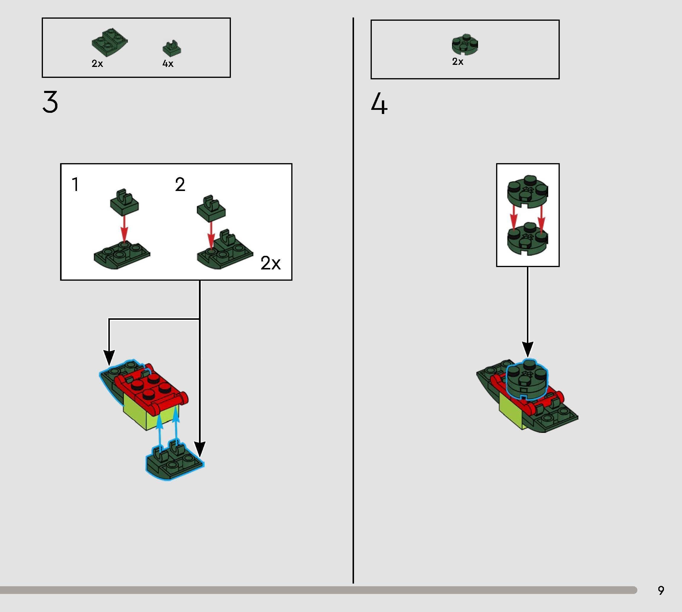 TwindBricks3D - 10328 Bouquet of Roses 3D print model_4