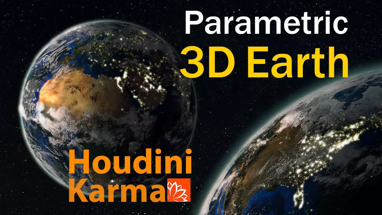 Parametric 3D Earth Simulation Atmosphere Clouds and Dynamic 3D model