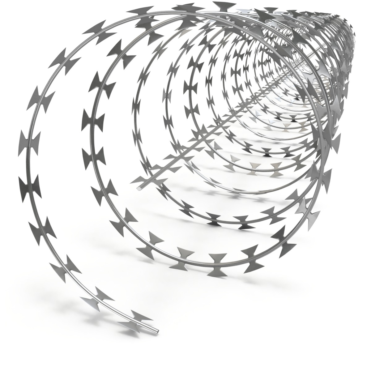 Adaptable Razor Wire 3D model_9