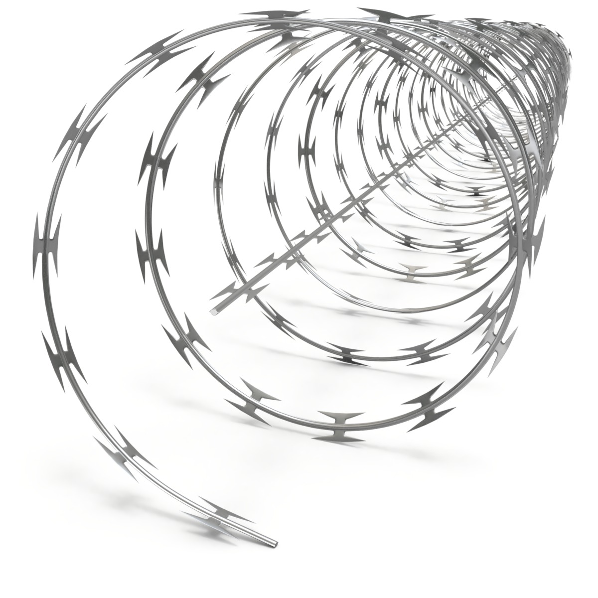 Adaptable Razor Wire 3D model_8