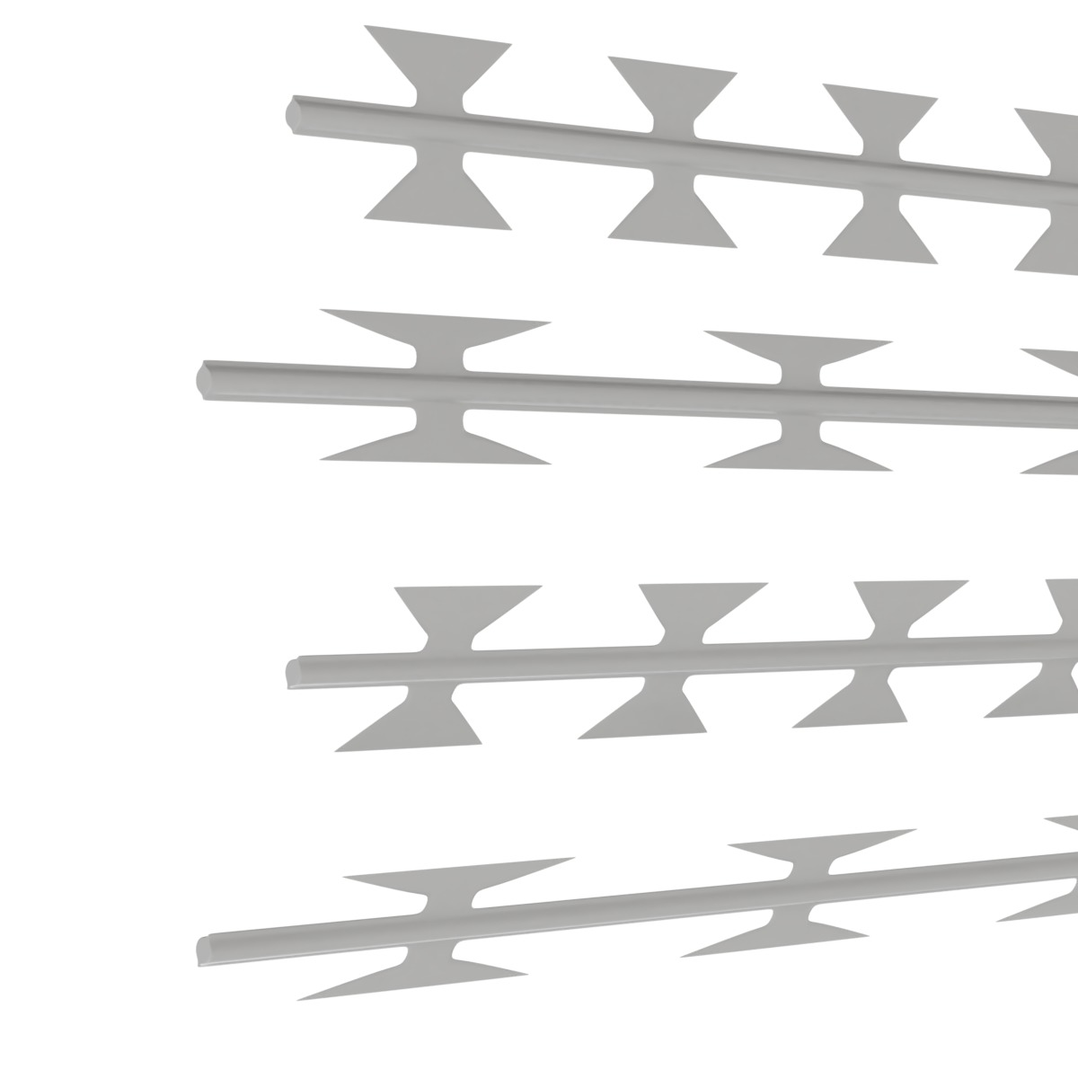 Adaptable Razor Wire 3D model_10