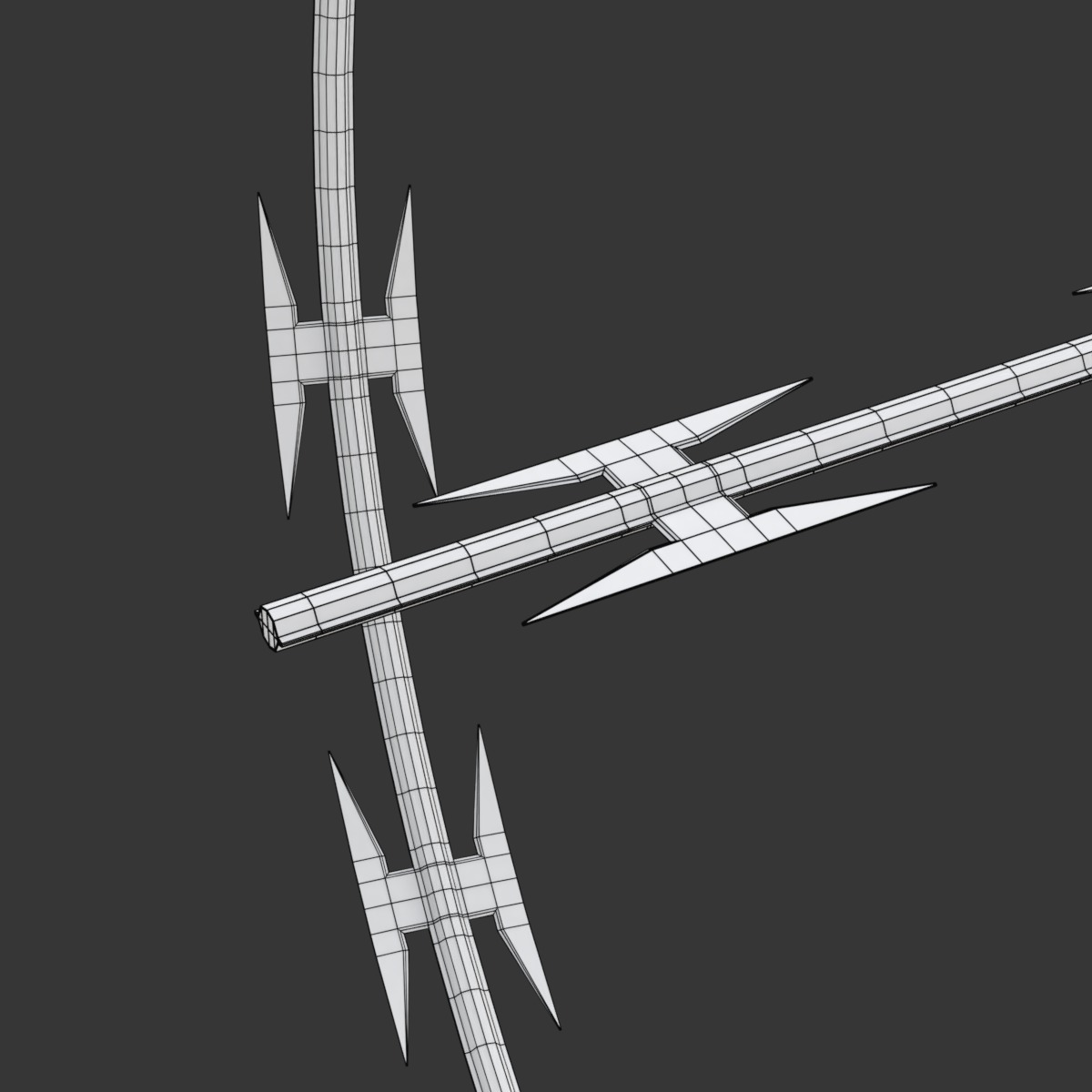 Adaptable Razor Wire 3D model_16