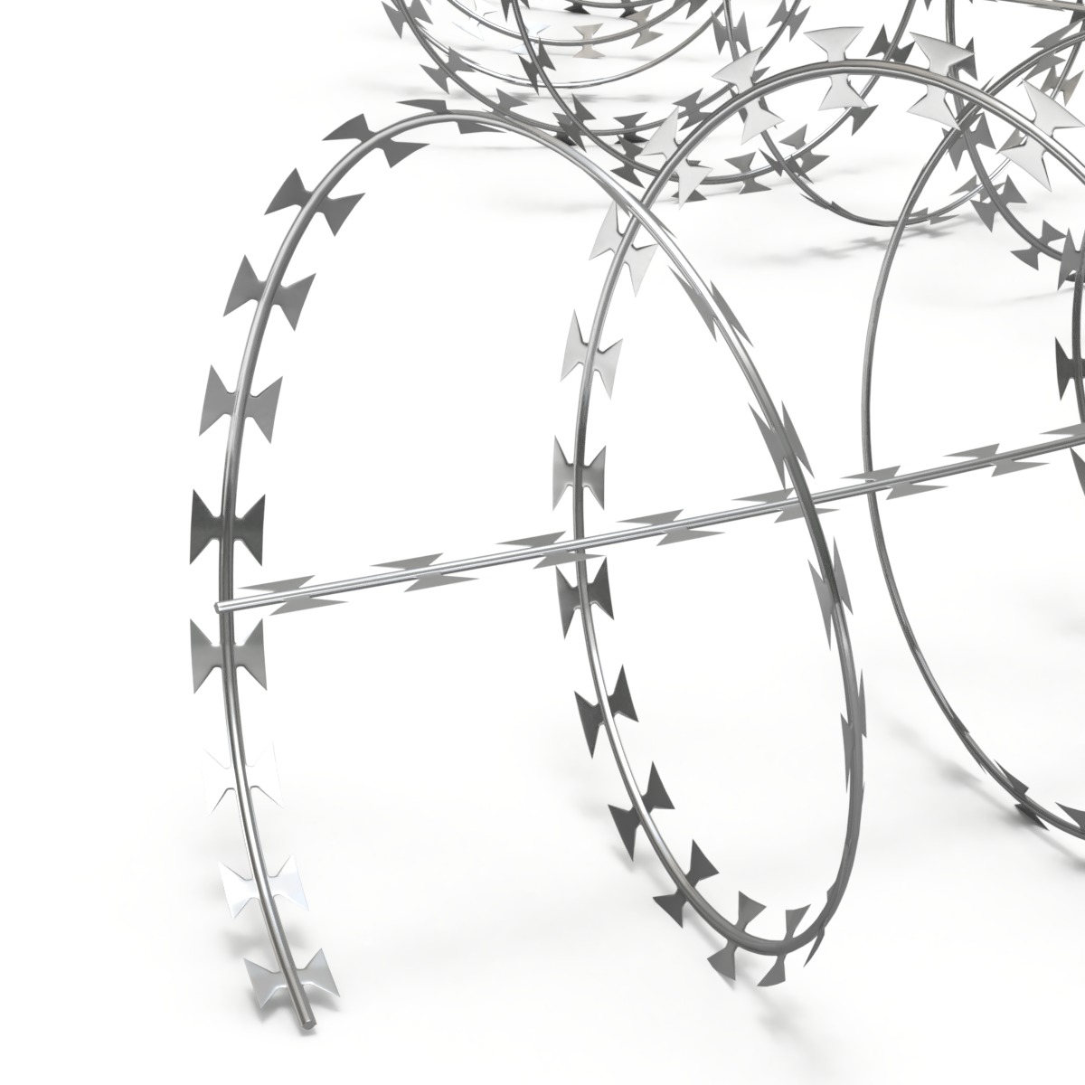 Adaptable Razor Wire 3D model_2