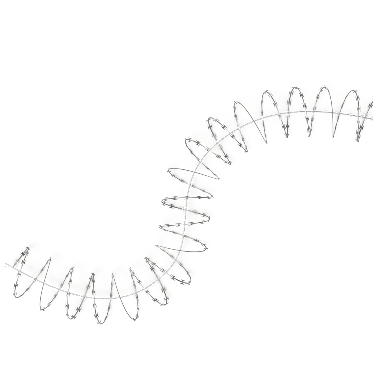 Adaptable Razor Wire 3D model_6