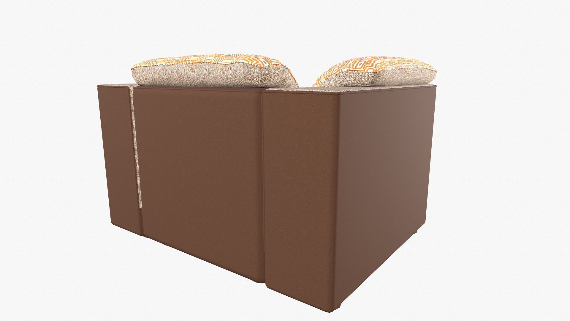 Chaise Lounge Low-poly 3D model_6