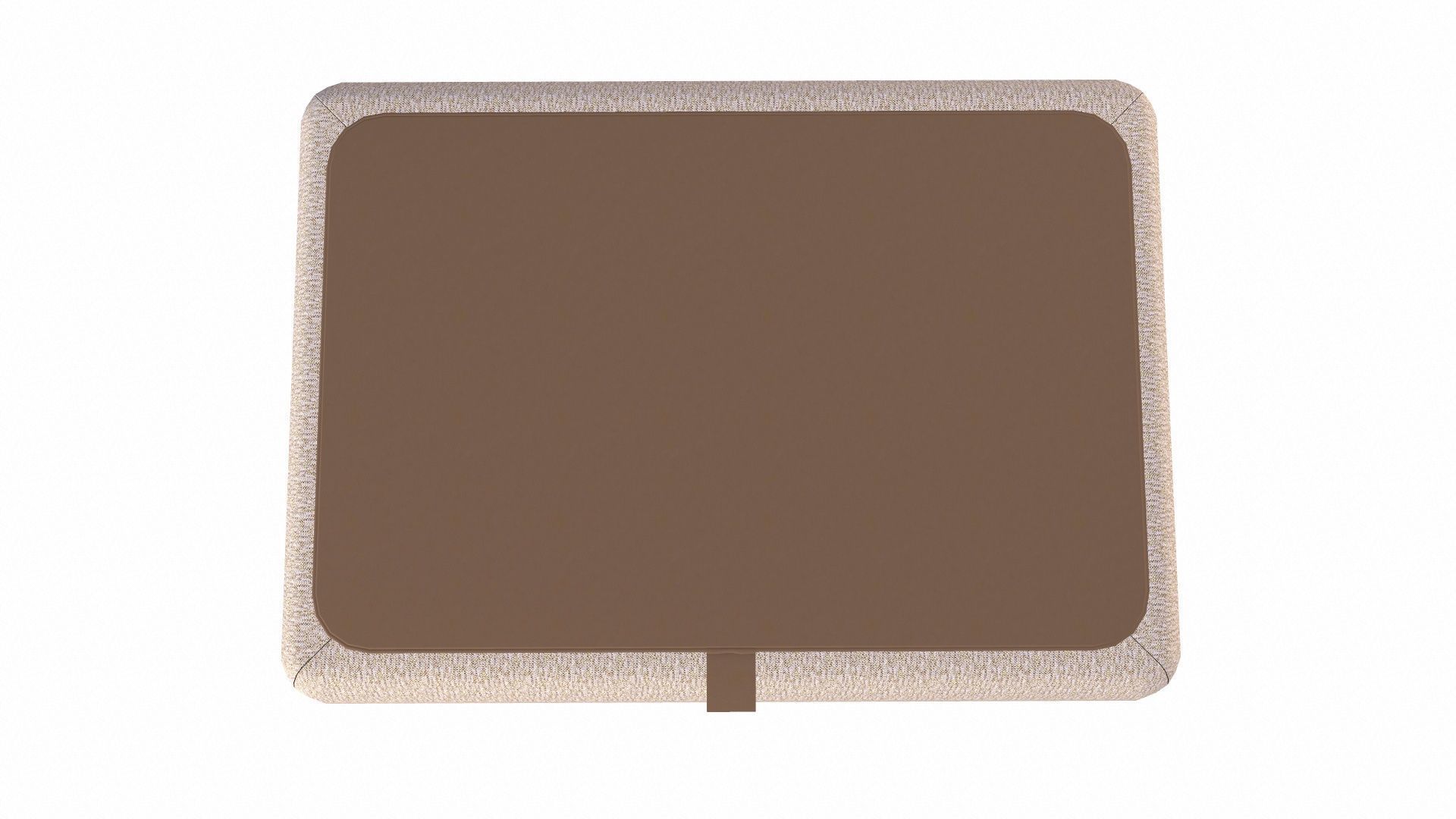 Ottoman Low-poly 3D model_4