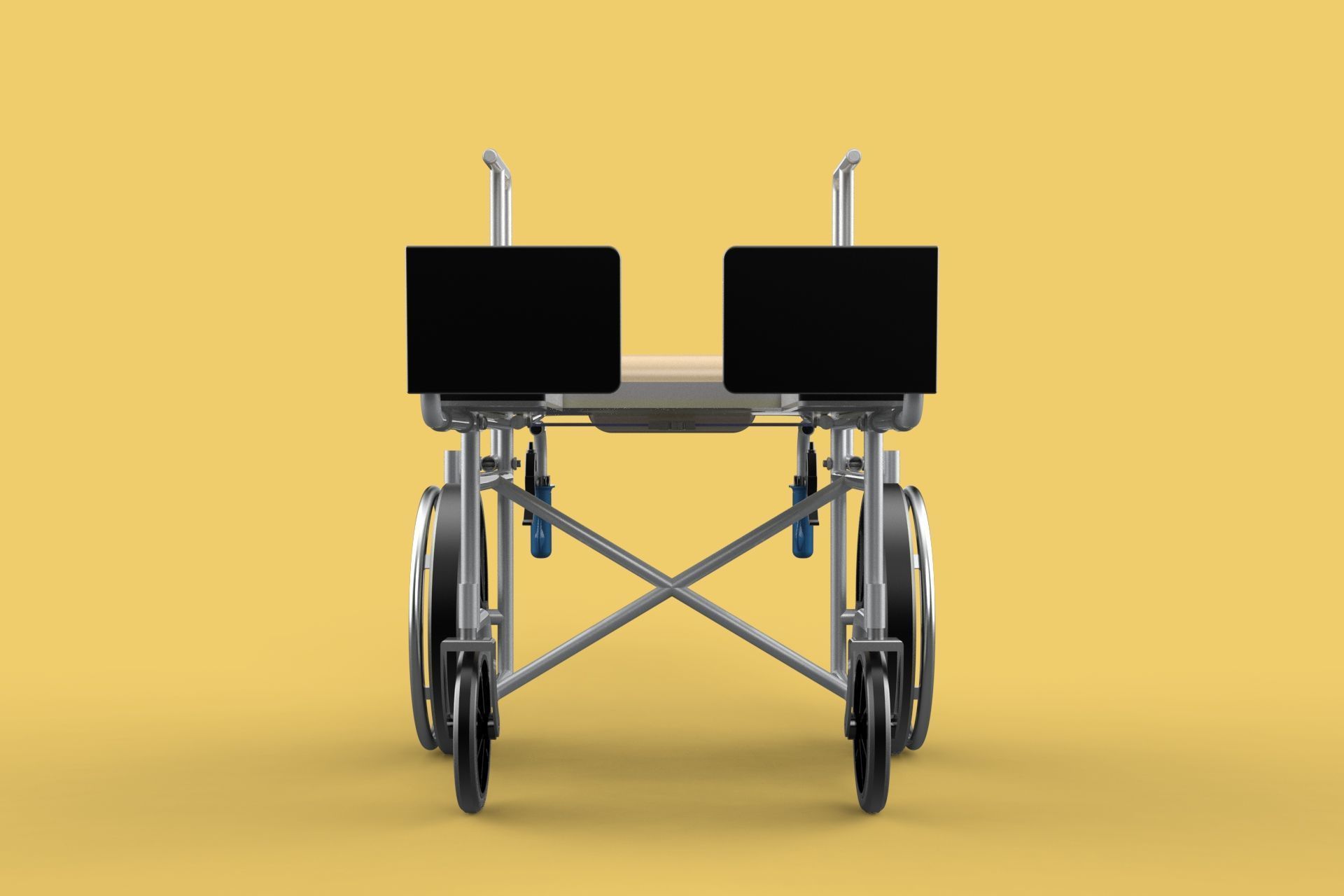 MULTIPURPOSE WHEELCHAIR COMMODE CLOSET TOILET RECLINE FOLDABLE 3D model_10