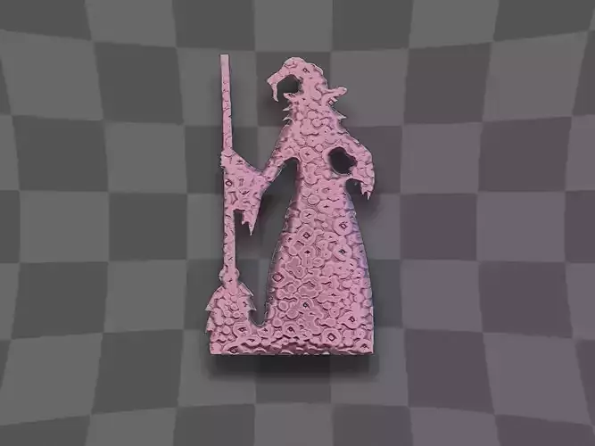 Witch 3D print model