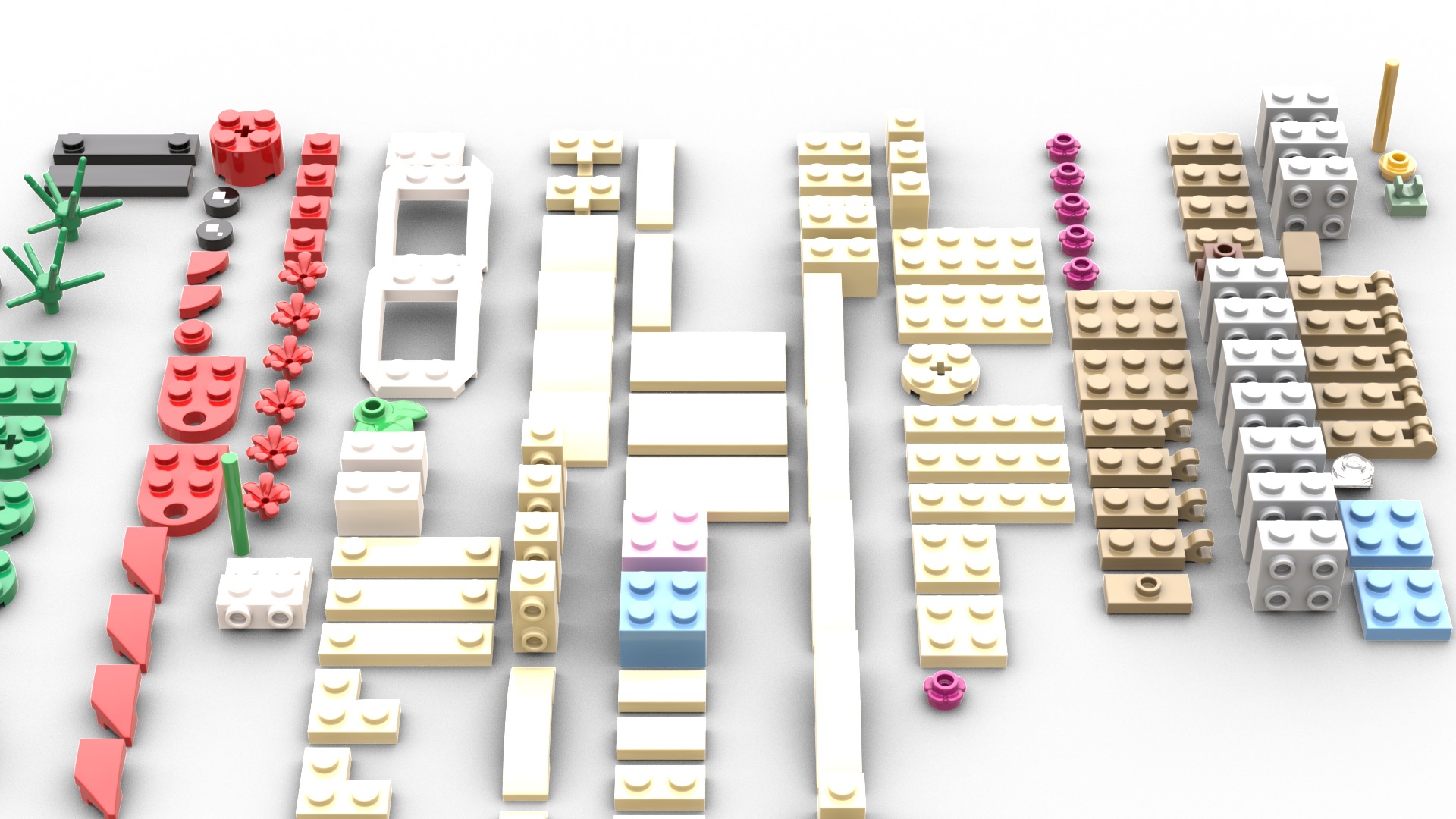 TwindBricks3D - 40349 Valentine Puppy 3D print model_1