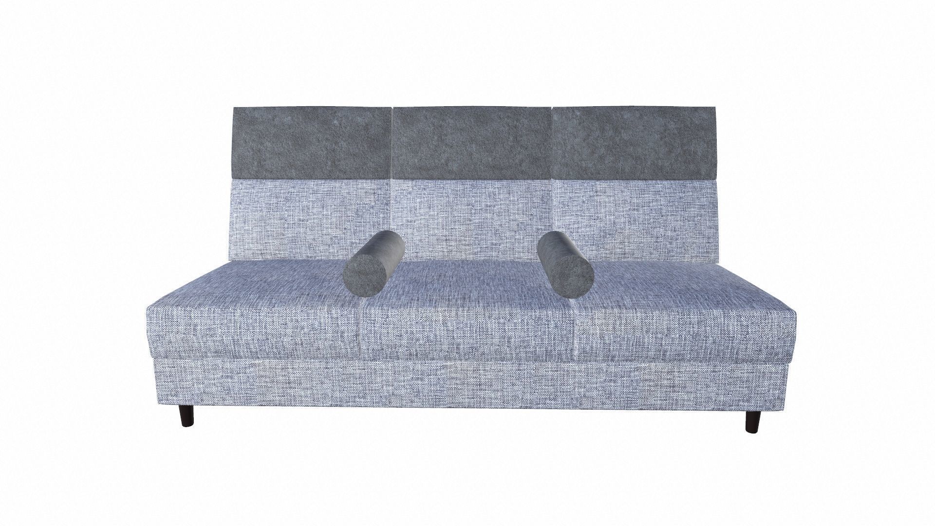 THREE SEATER MODULAR SOFA Low-poly 3D model_10