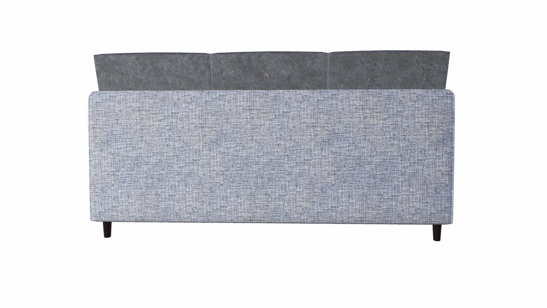 THREE SEATER MODULAR SOFA Low-poly 3D model_5