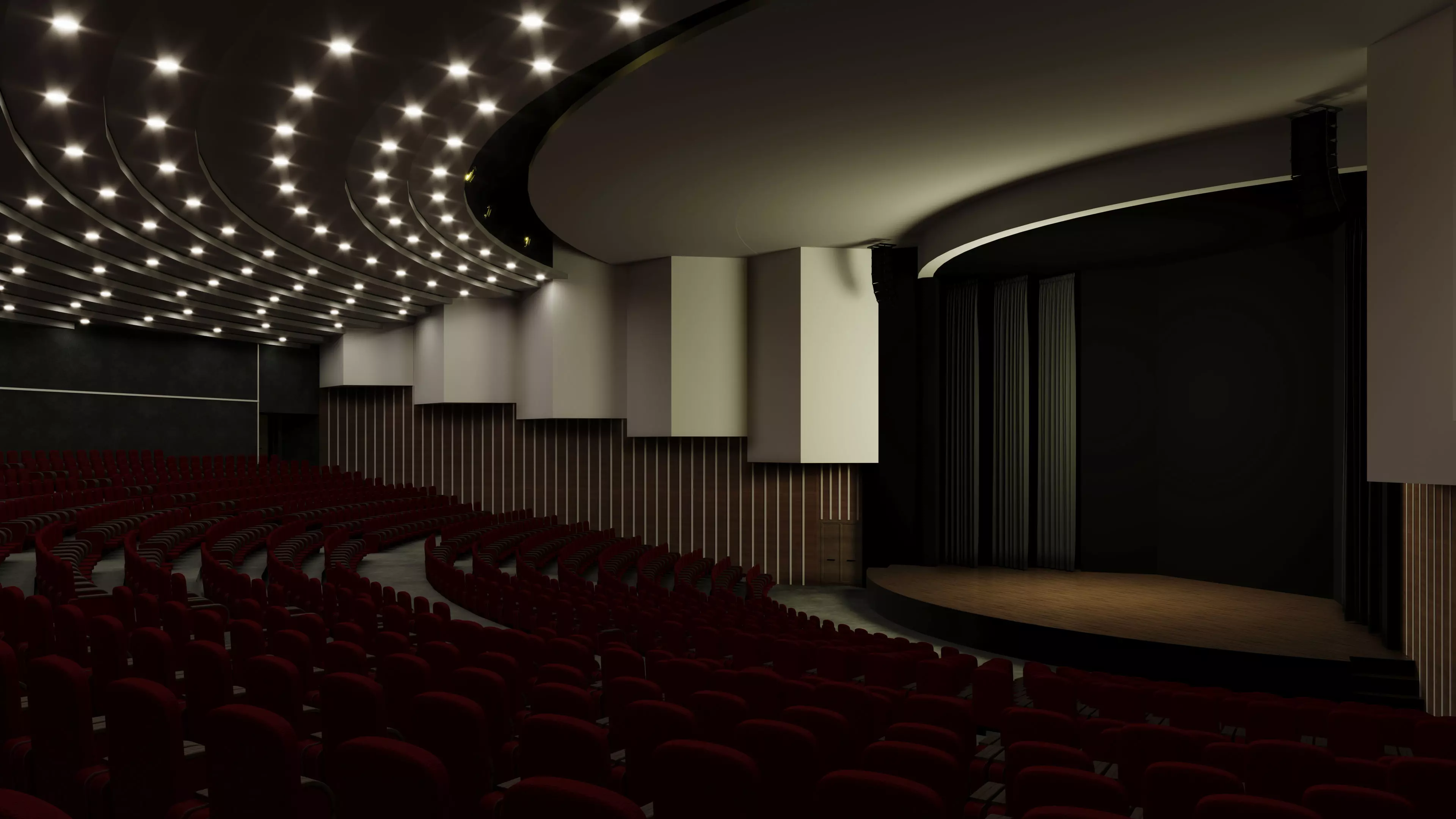 Convention Hall Design 3 3D model_0