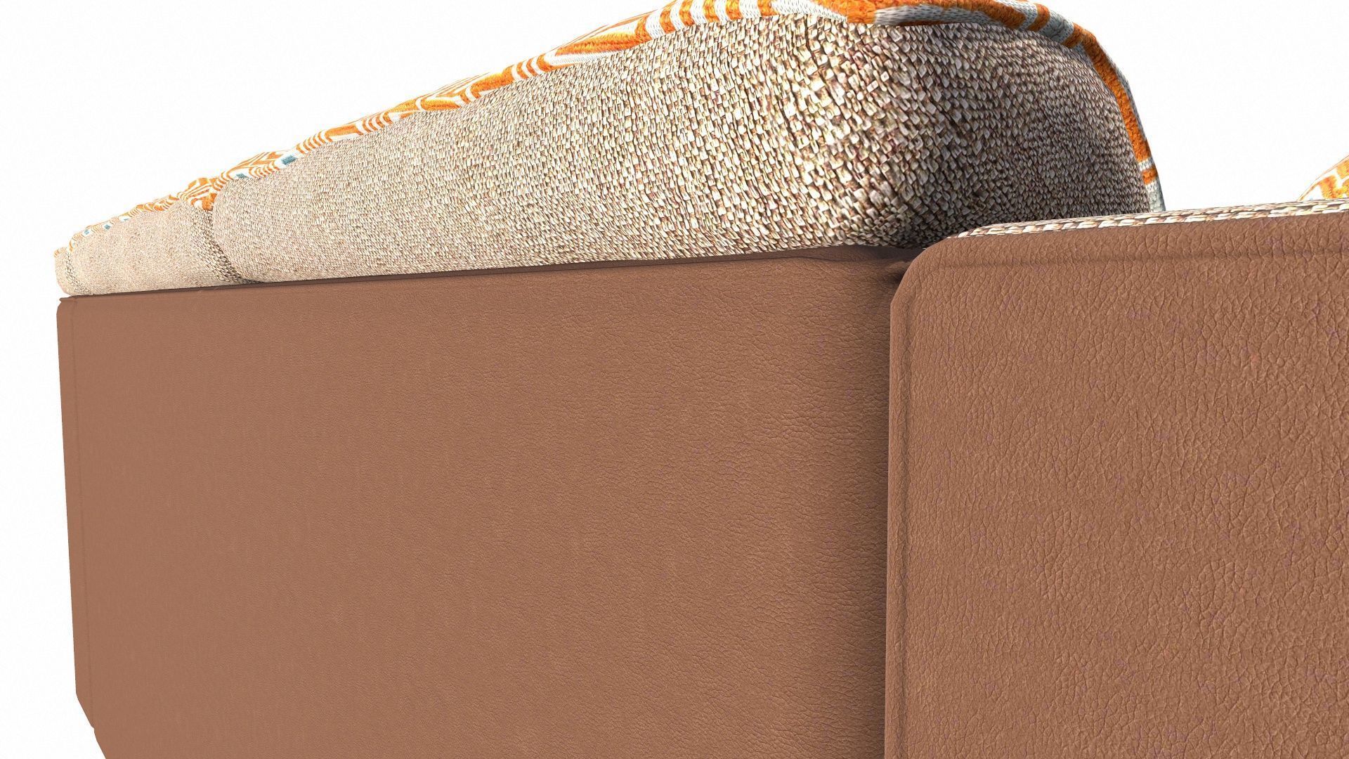 Two Plus Corner Low-poly 3D model_5