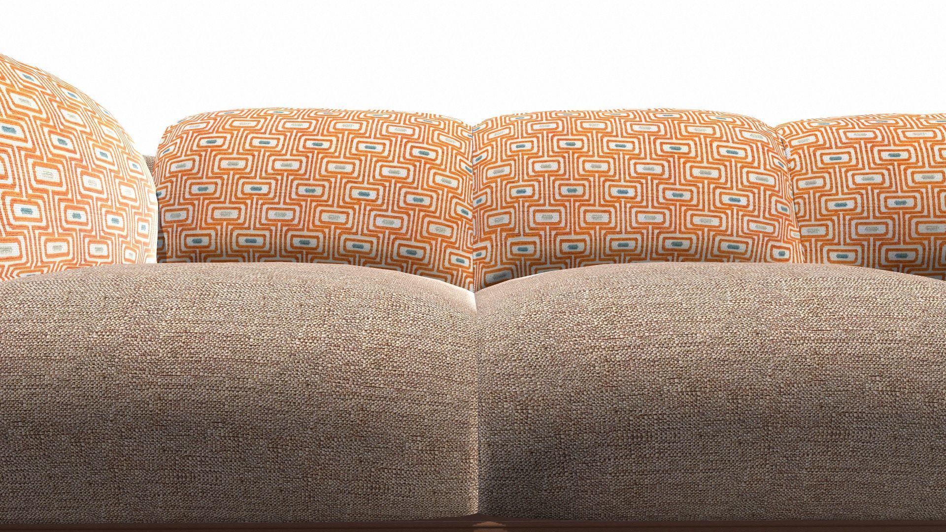 Two Plus Corner Low-poly 3D model_6