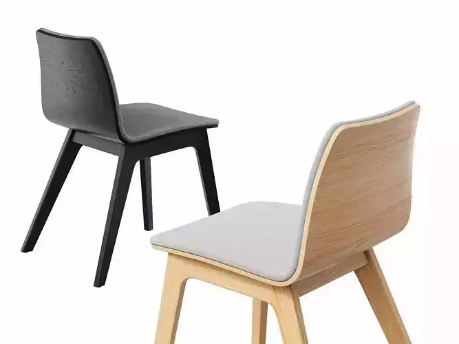 Morph Plus Chair Upholstered Seat 3D model