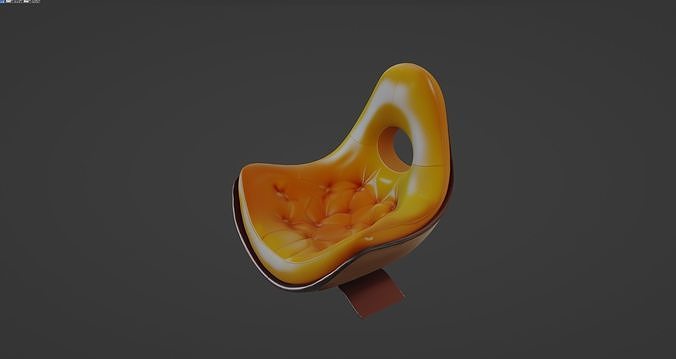 Futuristic Modern Armchair Design 3D model