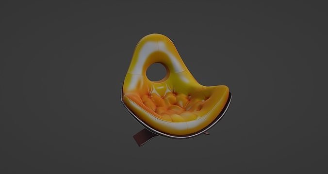 Futuristic Modern Armchair Design 3D model 5