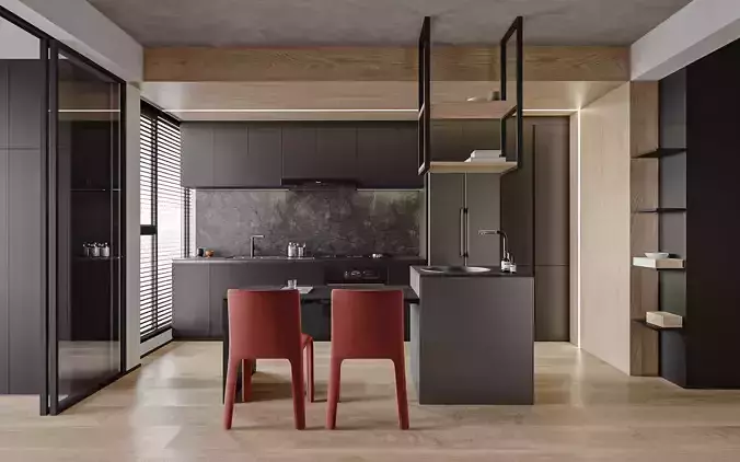 apartment interior scenes        