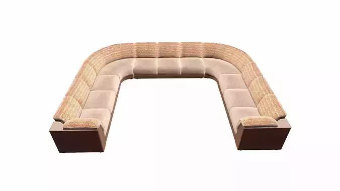 U Shaped Three PlusCorner Sofa