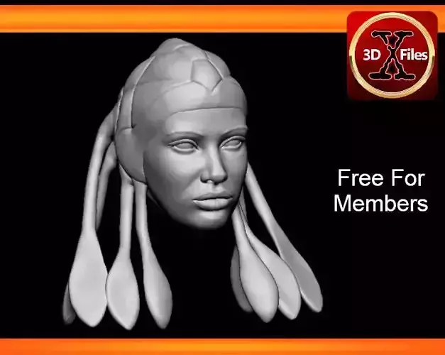 Star wars Head Sculpt - Jedi Master Adi Gallia - Action Figure